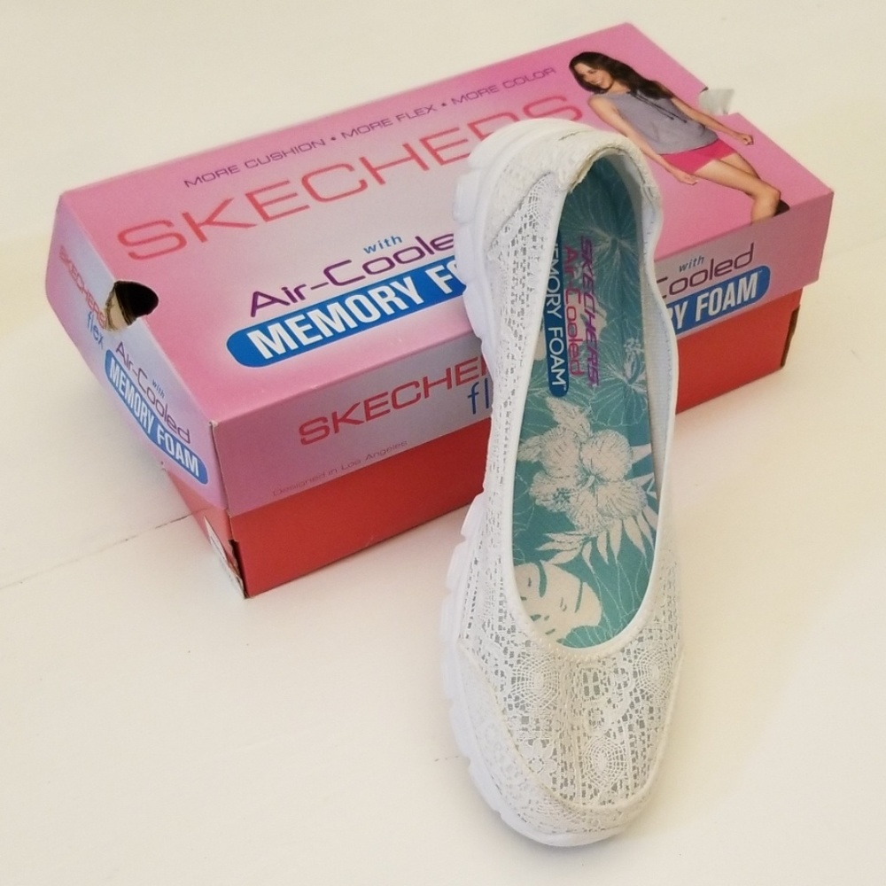 Skechers Flex Air-Cooled Memory Foam Slip- ons